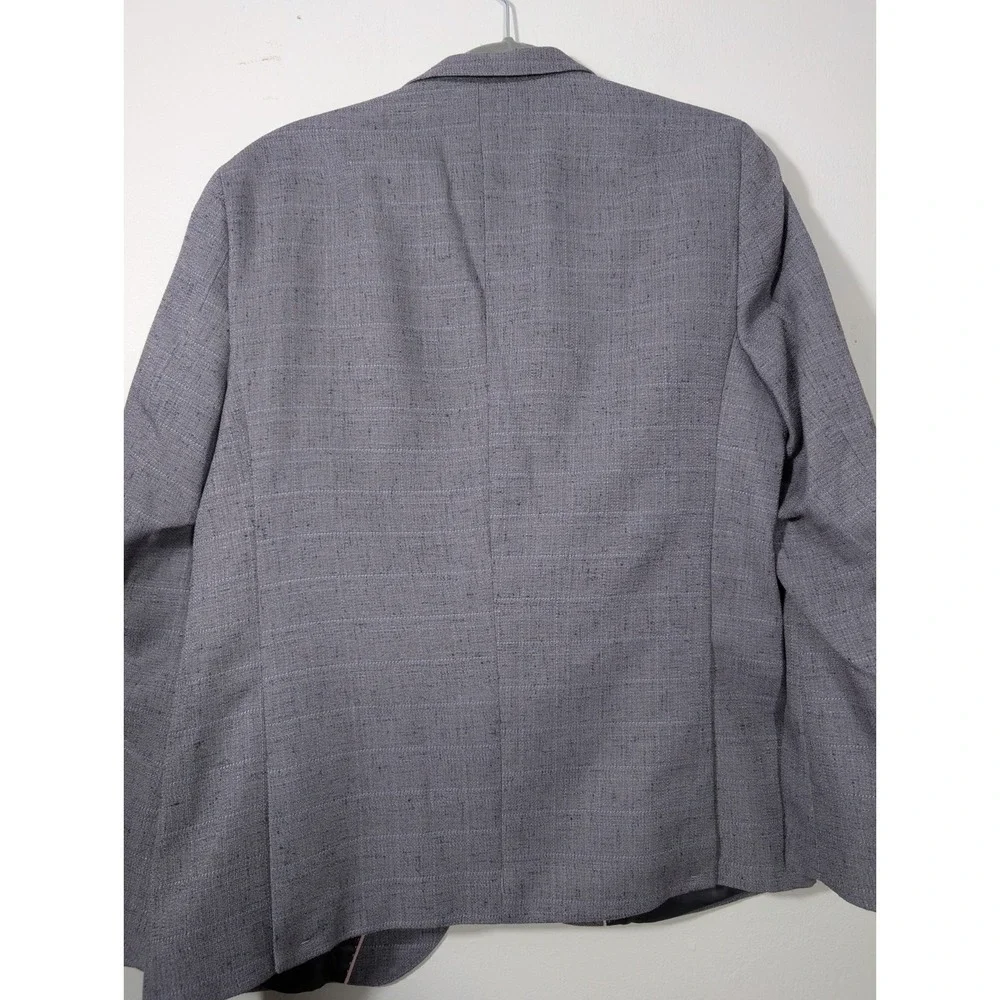 Elie Balleh Gray Sz Medium Two Button Sport Coat Jacket Blazer